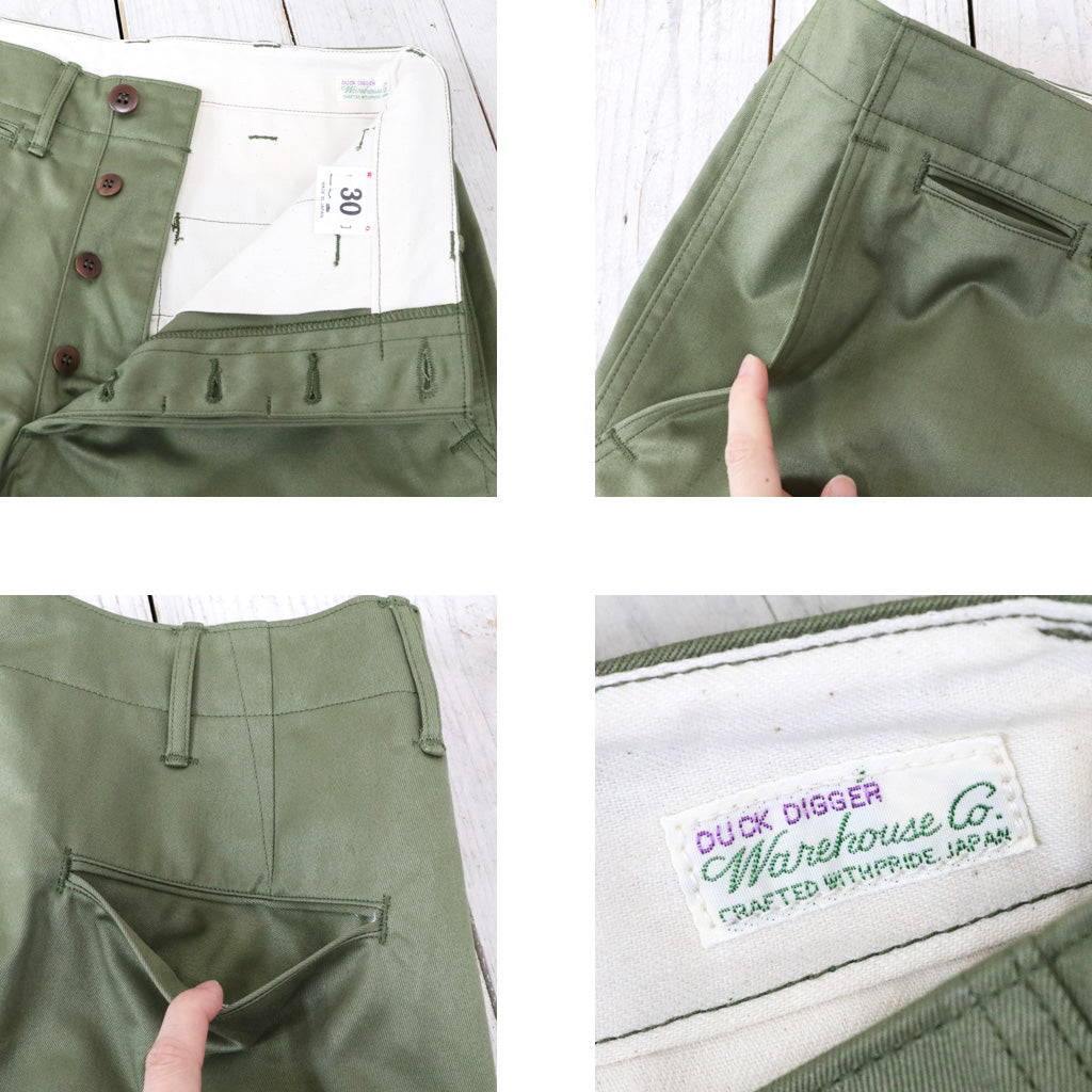 WAREHOUSE『Lot 1204 CHINO SHORTS』(GREEN)