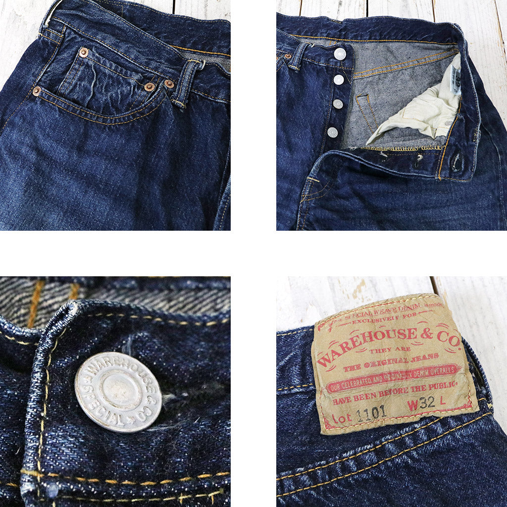 WAREHOUSE『2ND-HAND 1101』(USED WASH(濃)) – Reggieshop