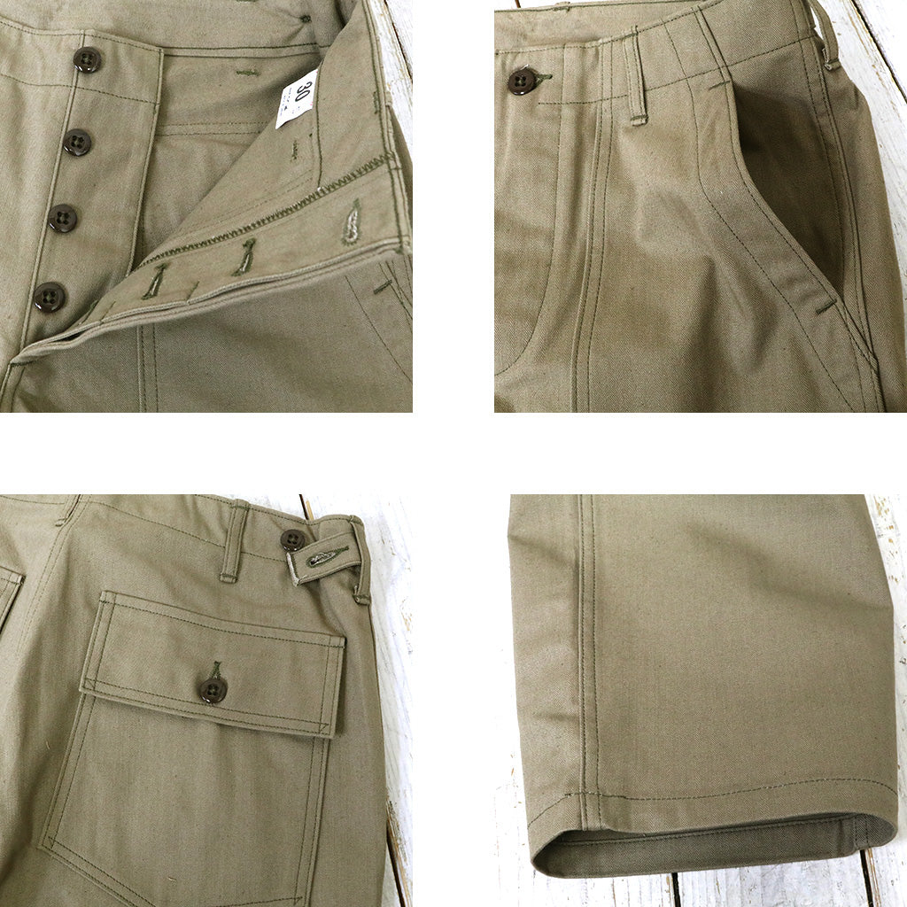 WAREHOUSE : Lot 1086 MILITARY HERRINGBONE PANTS (ODグリーン)