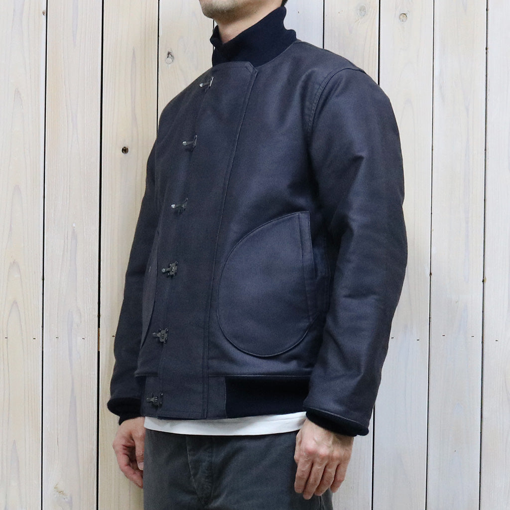 WAREHOUSE "Lot 2208 U.S.NAVY 6HOOK DECK JACKET BLOOD CHIT NAVY BLUE(NXss-23181)ブラッドチット無"