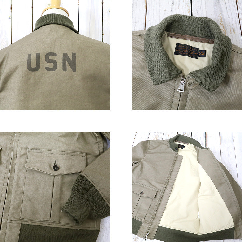 WAREHOUSE『Lot 2206 U.S.NAVY 36J1 JACKET』(KHAKI)