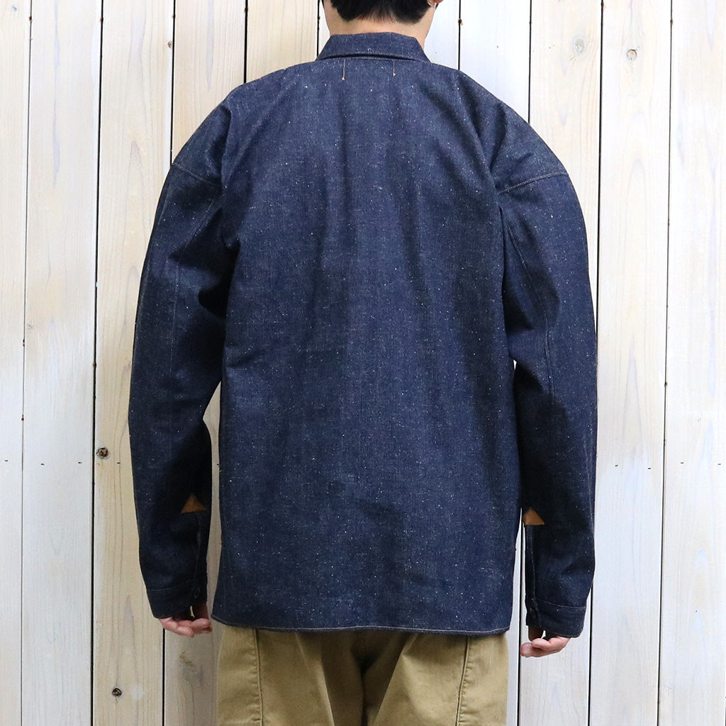 WAREHOUSE『GREENEBAUM Overalls Lot 2213 1880 HEAVY LEATHER BOUND JUMPER』(INDIGO DENIM)