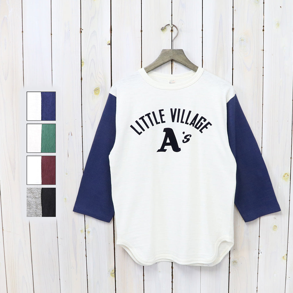 WAREHOUSE『Lot 4800 7分袖ベースボールT LITTLE VILLAGE』