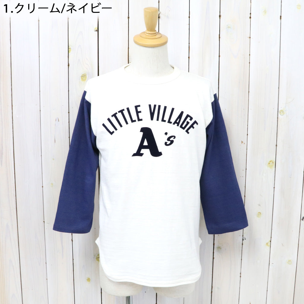 WAREHOUSE『Lot 4800 7分袖ベースボールT LITTLE VILLAGE』