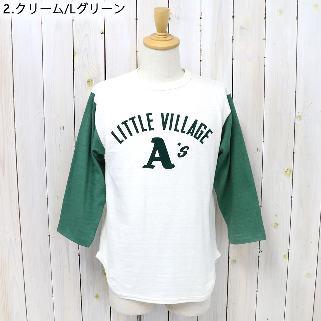 WAREHOUSE『Lot 4800 7分袖ベースボールT LITTLE VILLAGE』