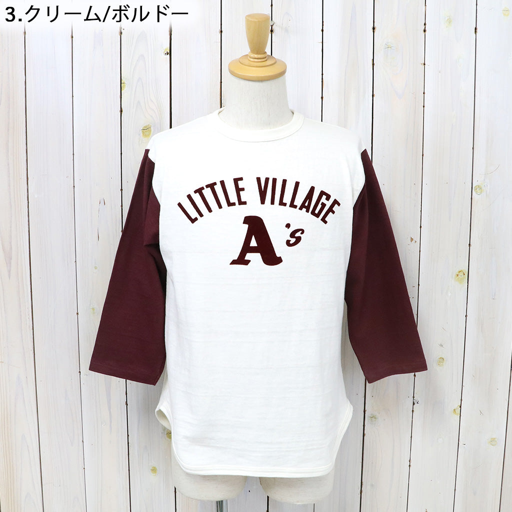 WAREHOUSE『Lot 4800 7分袖ベースボールT LITTLE VILLAGE』