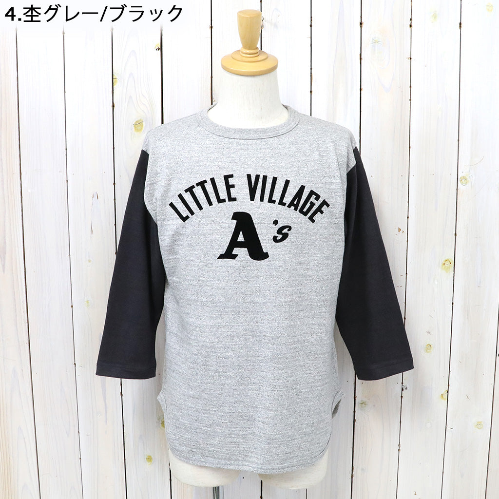 WAREHOUSE『Lot 4800 7分袖ベースボールT LITTLE VILLAGE』