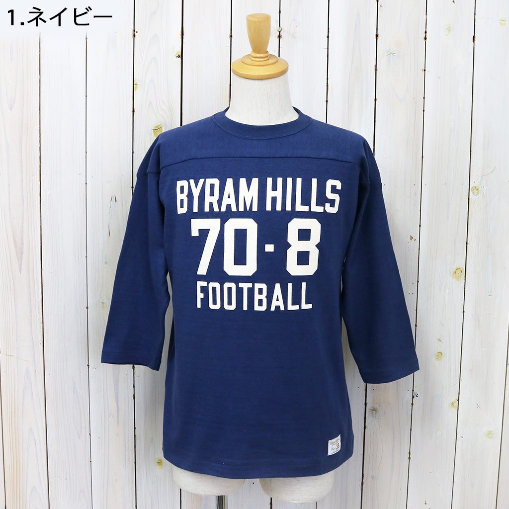 WAREHOUSE『Lot 4063 7分袖フットボールT BYRAM HILLS』