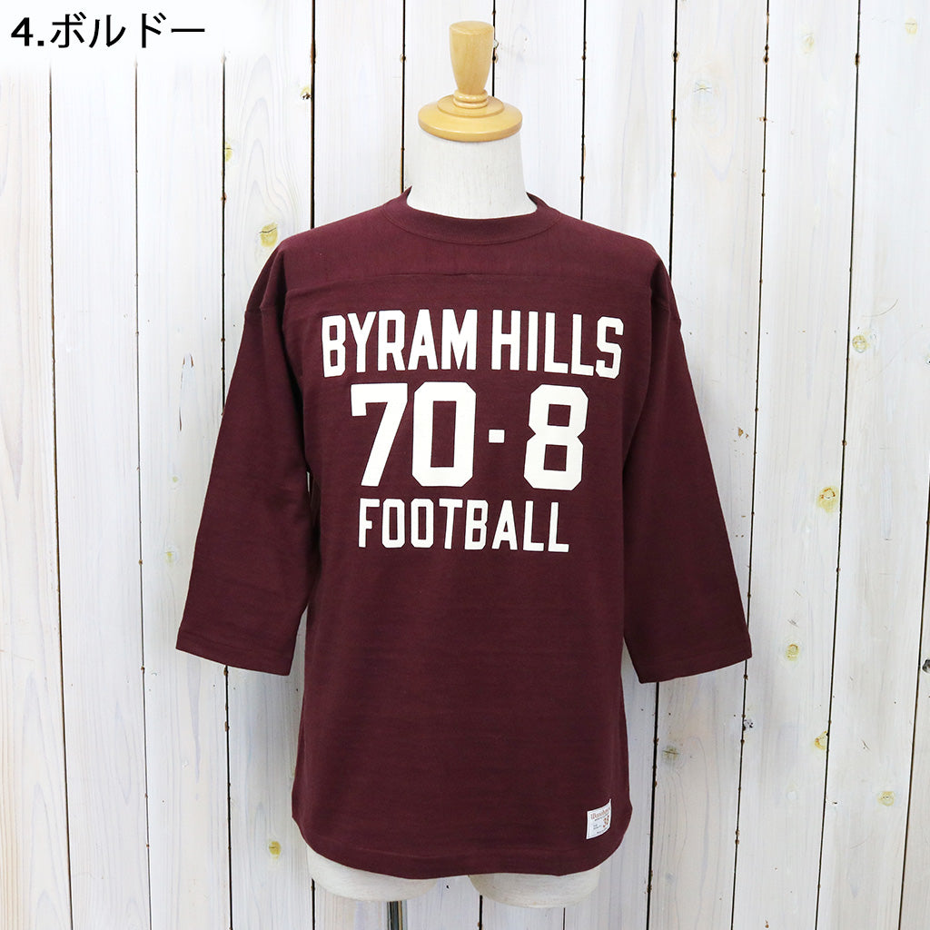 WAREHOUSE『Lot 4063 7分袖フットボールT BYRAM HILLS』