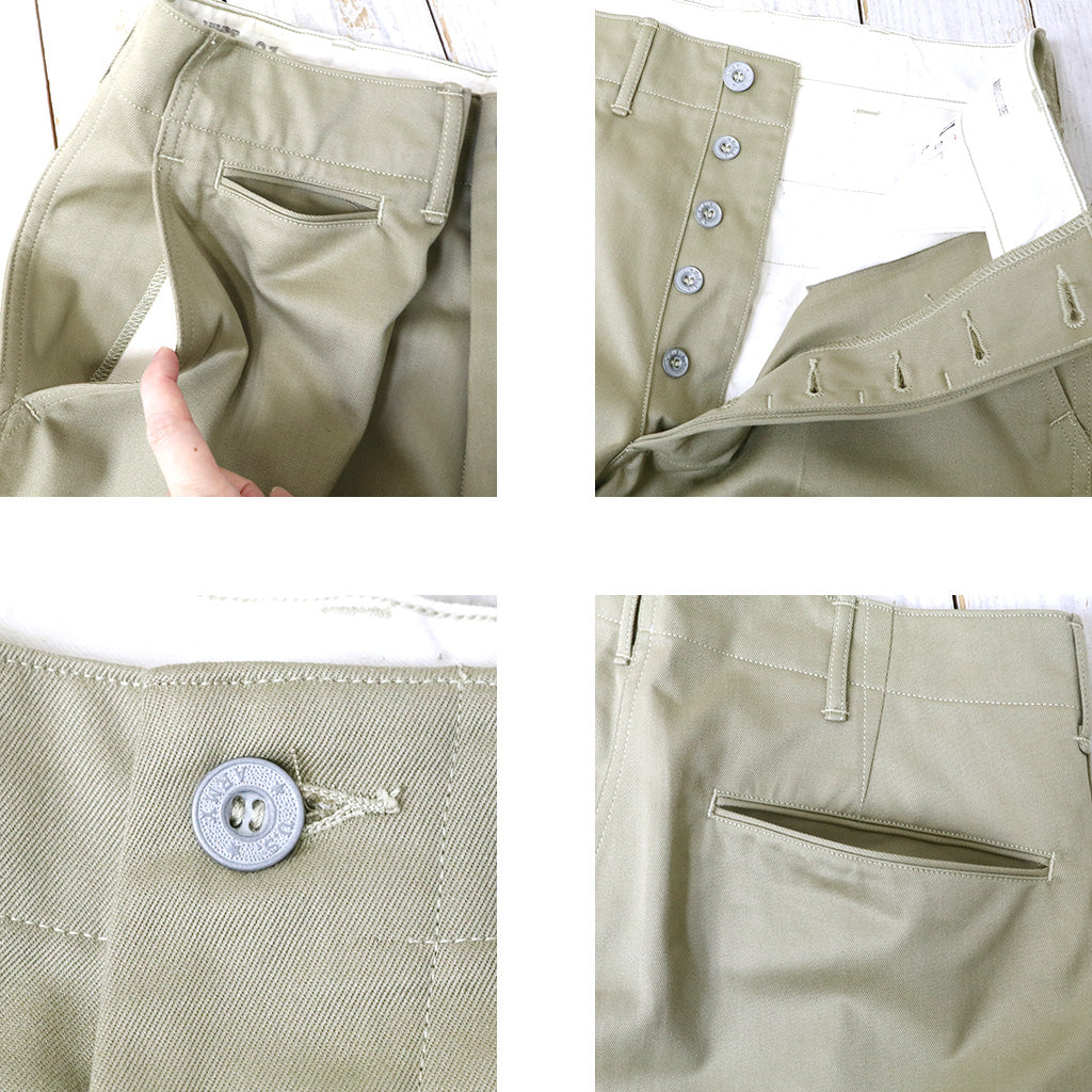 WAREHOUSE『Lot 1216 M-41 TYPE U.S.ARMY CHINO PANTS』(カーキ)