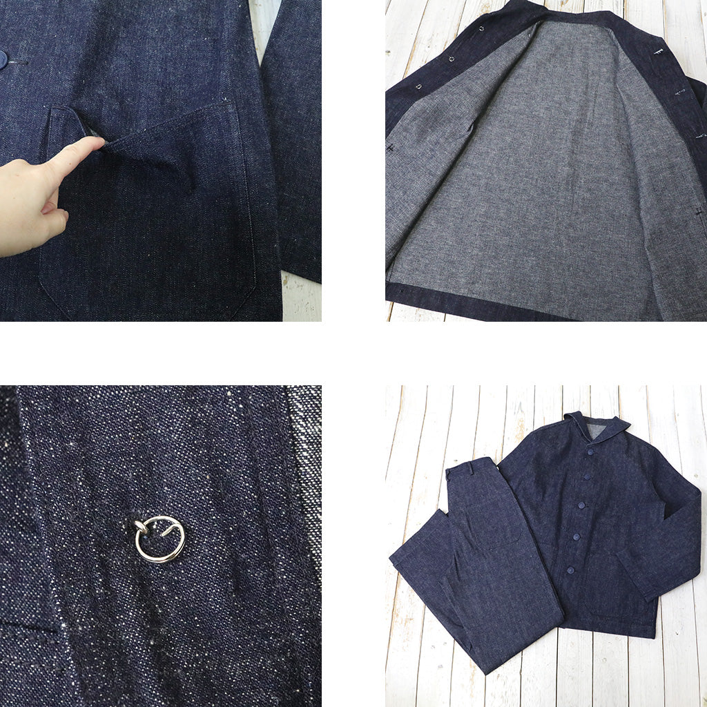 WAREHOUSE『Lot 2220 U.S.NAVY SHAWL COLLAR COVERALL』(INDIGO)