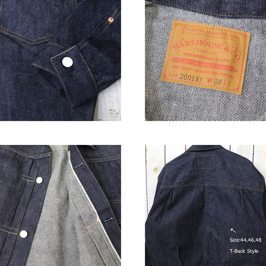 WAREHOUSE『Lot 2001XX 1ST TYPE』(INDIGO)