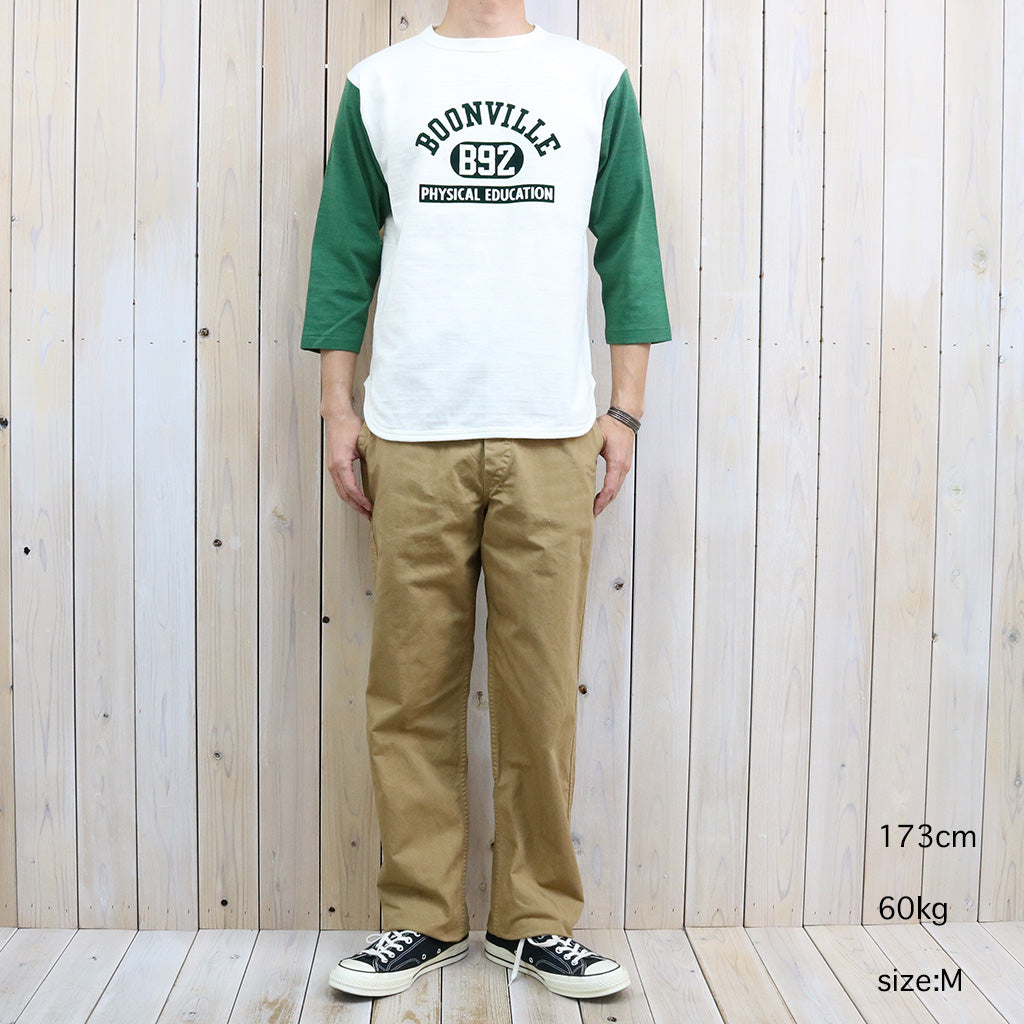 WAREHOUSE : Lot 4800 7分袖ベースボールT BOONVILLE