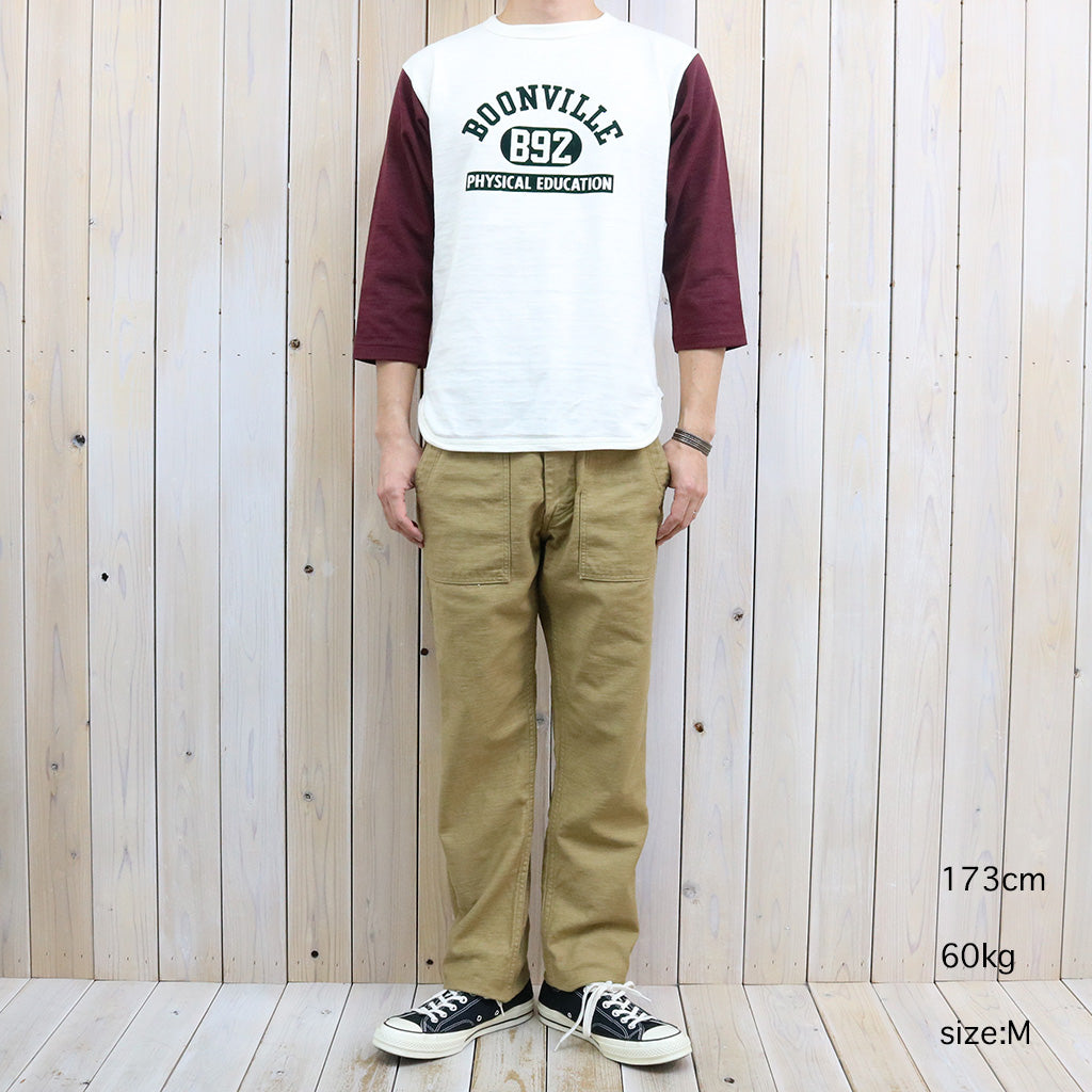 WAREHOUSE : Lot 4800 7分袖ベースボールT BOONVILLE