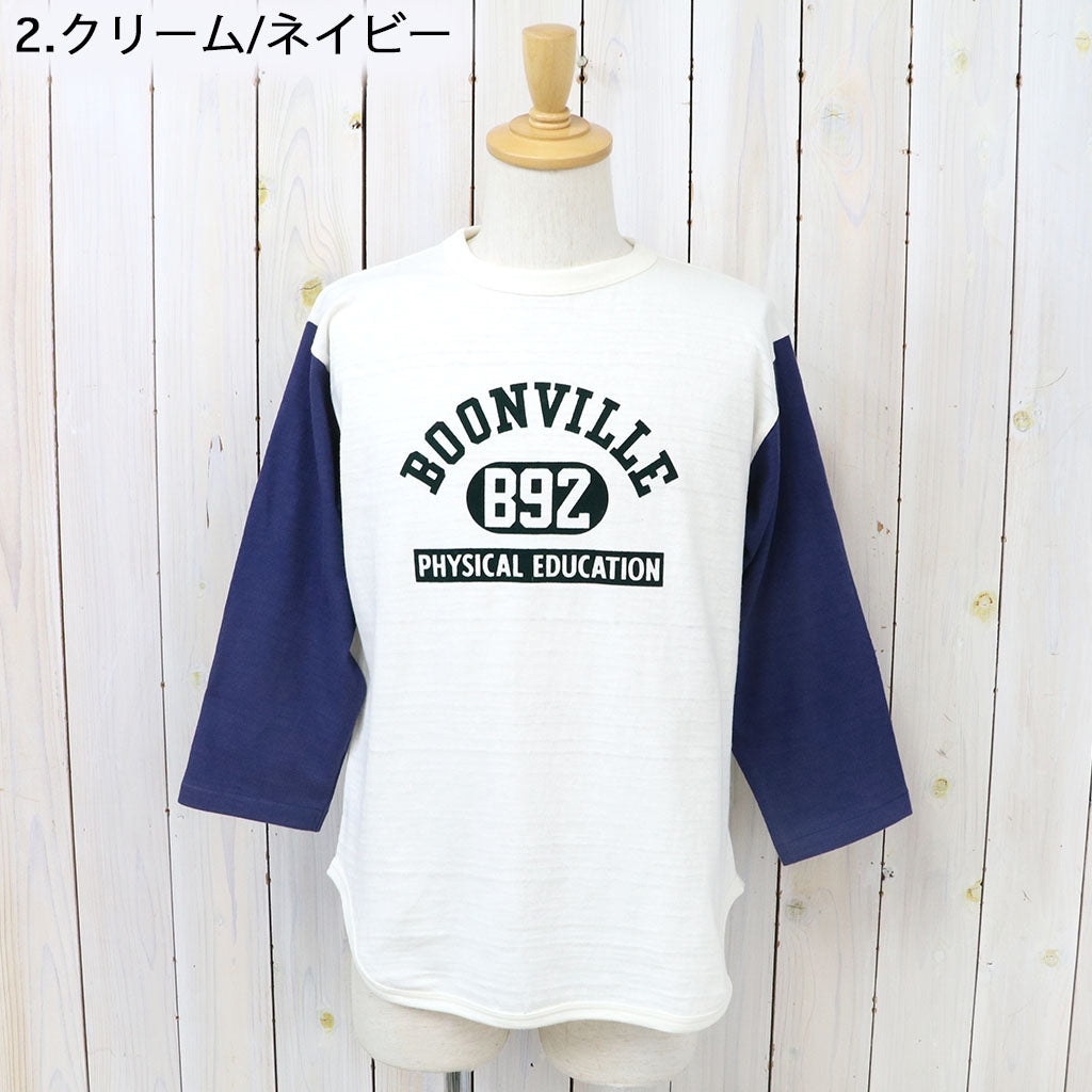 WAREHOUSE (ウエアハウス) : Lot 4800 7分袖ベースボールT BOONVILLE