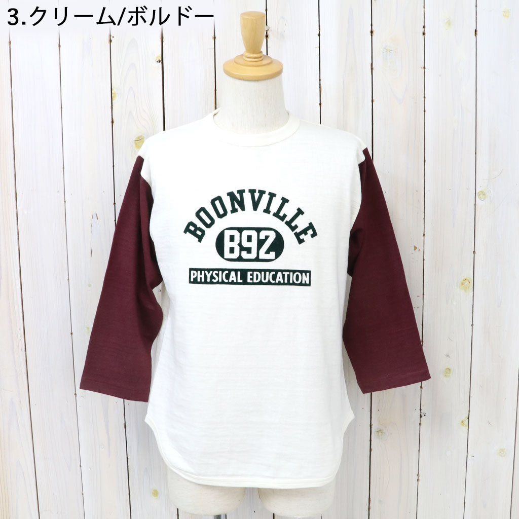 WAREHOUSE : Lot 4800 7分袖ベースボールT BOONVILLE