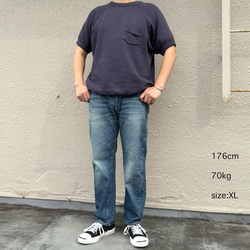 WAREHOUSE : Lot 4105 半袖SW(ポケット付き)