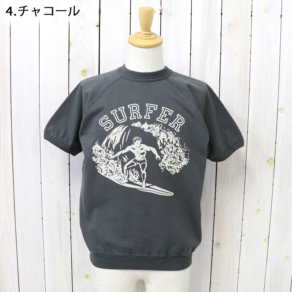 ウエアハウス Lot.4104 半袖スウェット チャコール サイズL WAREHOUSE : Lot 4104 半袖SW SURFER – Reggieshop