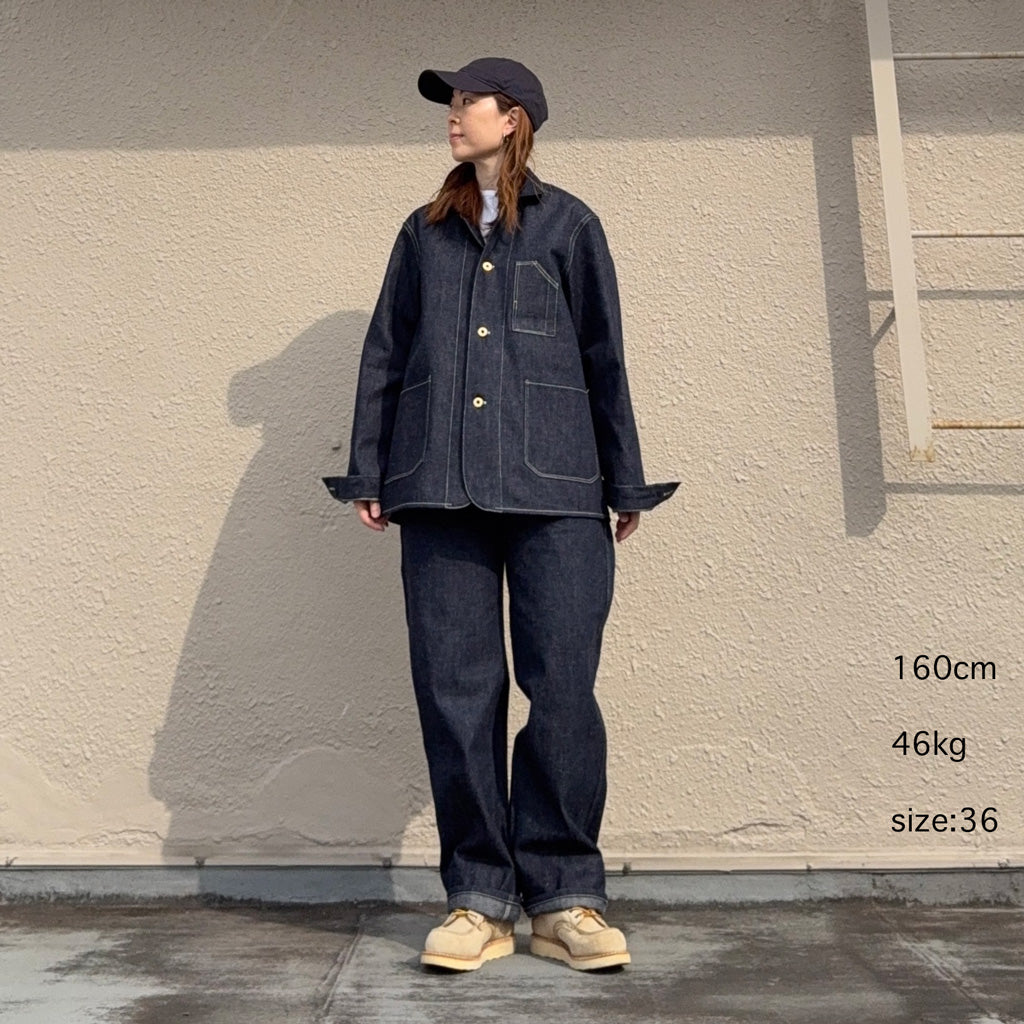 WAREHOUSE : Lot 2224 1920’S FREE LAND CHORE JACKET (INDIGO DENIM)