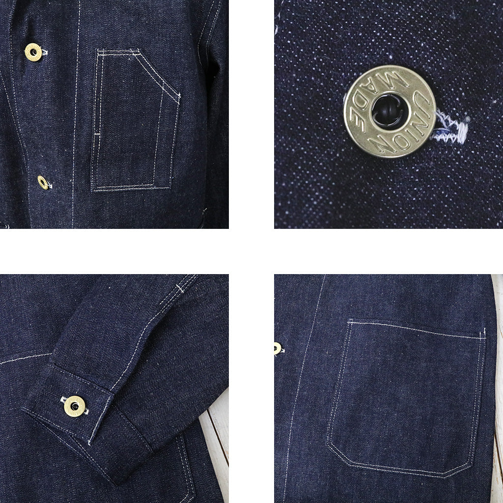 WAREHOUSE : Lot 2224 1920’S FREE LAND CHORE JACKET (INDIGO DENIM)