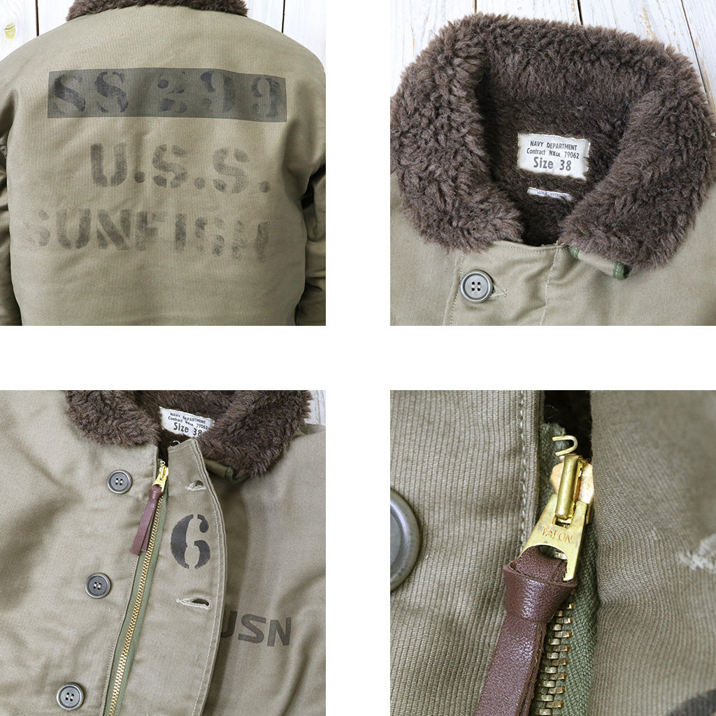 WAREHOUSE : Lot 2227 FINAL FORM OF WWII 1945 N-1 WINTER JACKET KHAKI(NXSX 79062) (PATTERN-B)