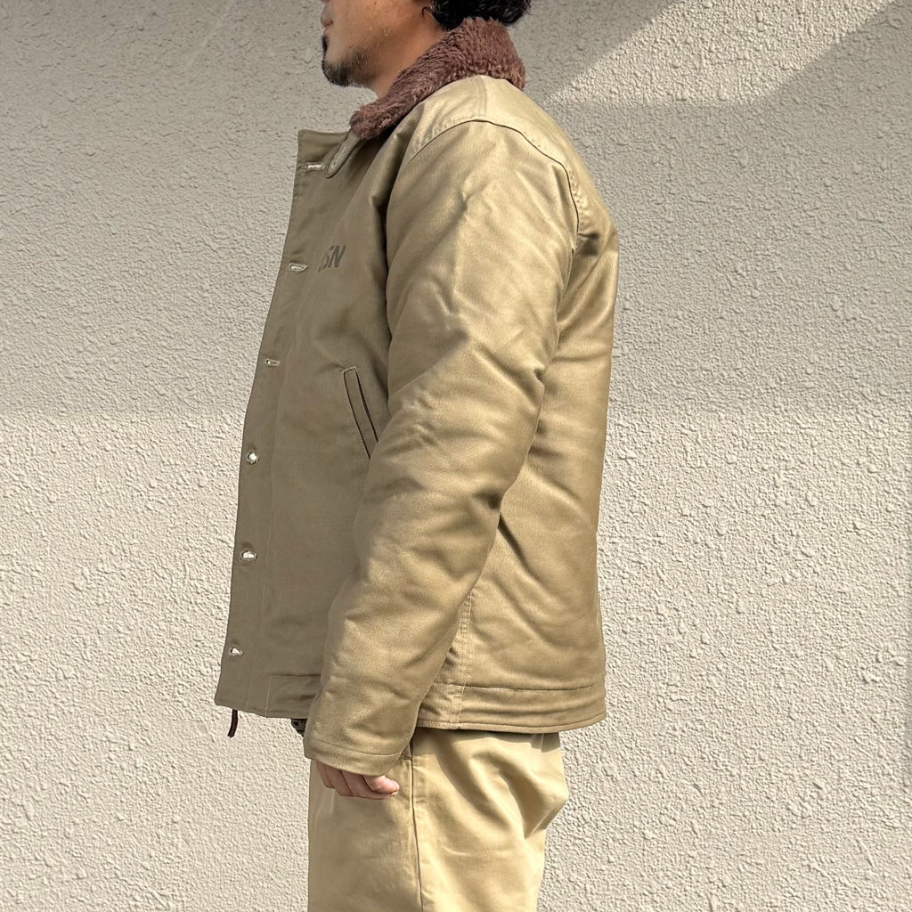 WAREHOUSE : Lot 2227 FINAL FORM OF WWII 1945 N-1 WINTER JACKET KHAKI(NXSX 79062) (PATTERN-B)