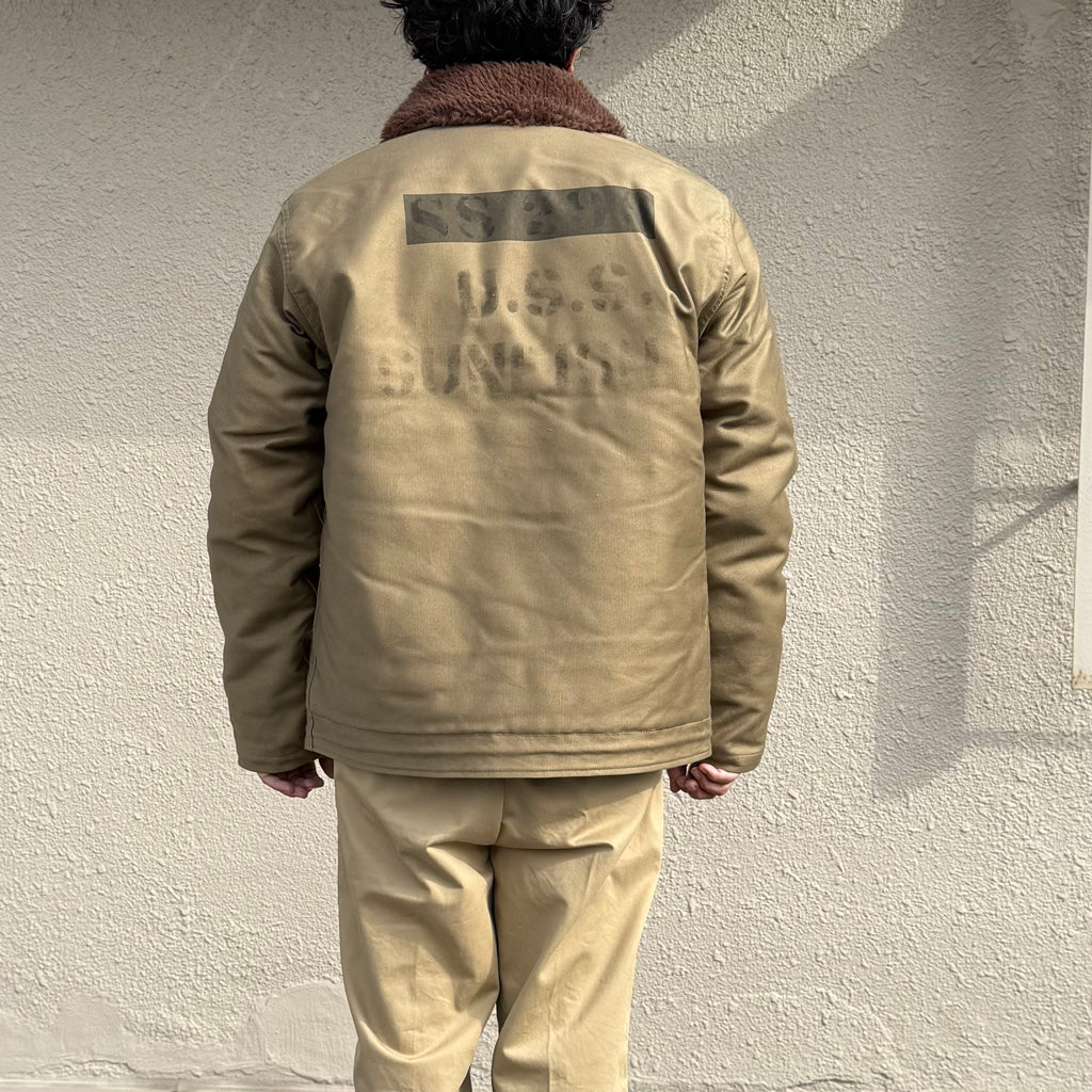 WAREHOUSE : Lot 2227 FINAL FORM OF WWII 1945 N-1 WINTER JACKET KHAKI(NXSX 79062) (PATTERN-B)