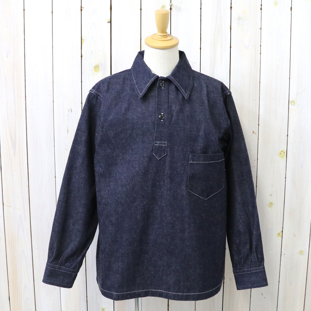 WAREHOUSE : Lot 3063 1930’S WPA ONE POCKET PULLOVER SHIRTS (INDIGO)