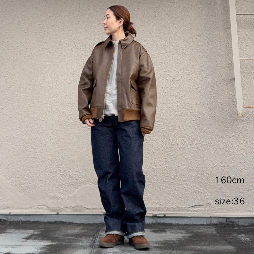 WAREHOUSE : Lot 2232 WERBER LEATHER COAT CO.TYPE A-2 JACKET ORDER NO.33-1729