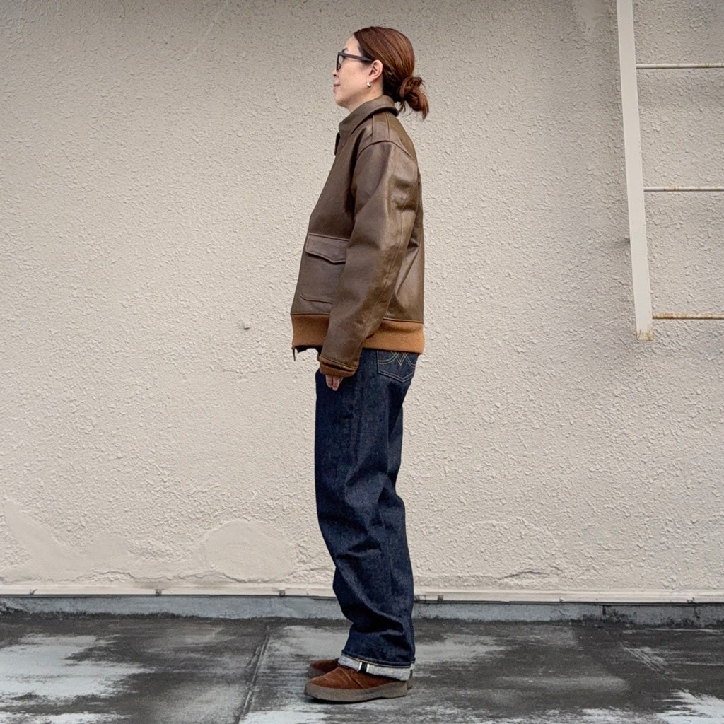 WAREHOUSE : Lot 2232 WERBER LEATHER COAT CO.TYPE A-2 JACKET ORDER NO.33-1729