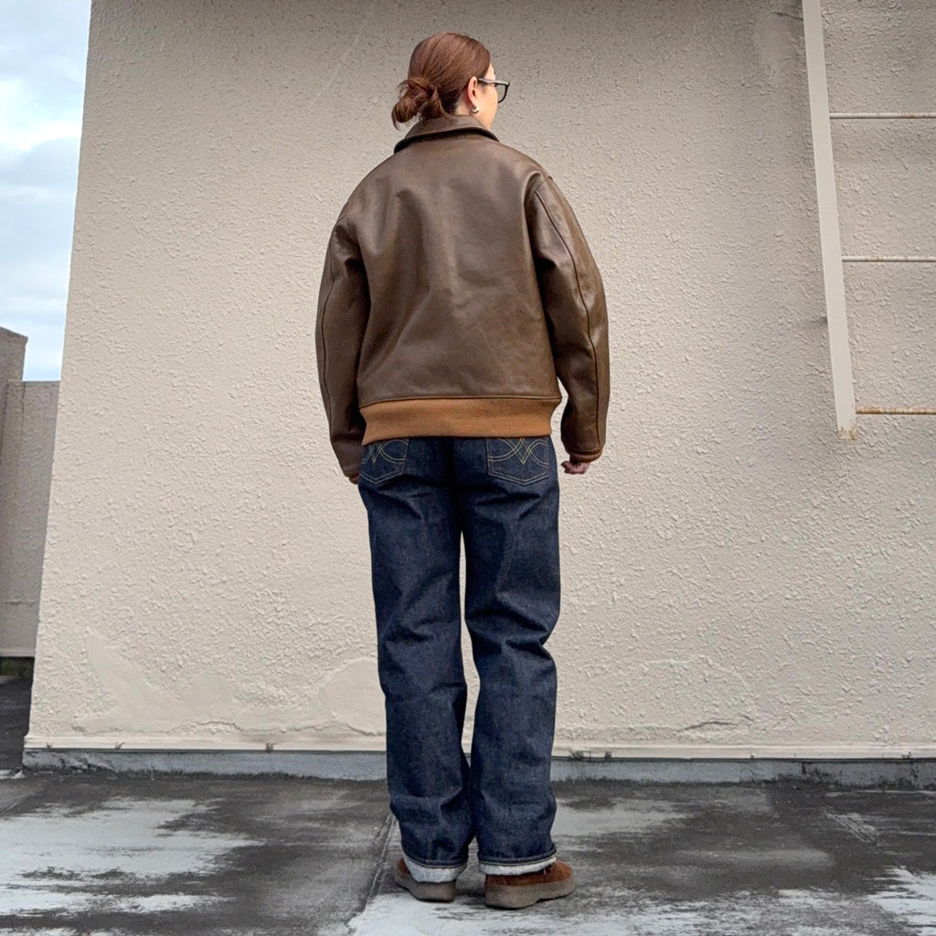 WAREHOUSE : Lot 2232 WERBER LEATHER COAT CO.TYPE A-2 JACKET ORDER NO.33-1729