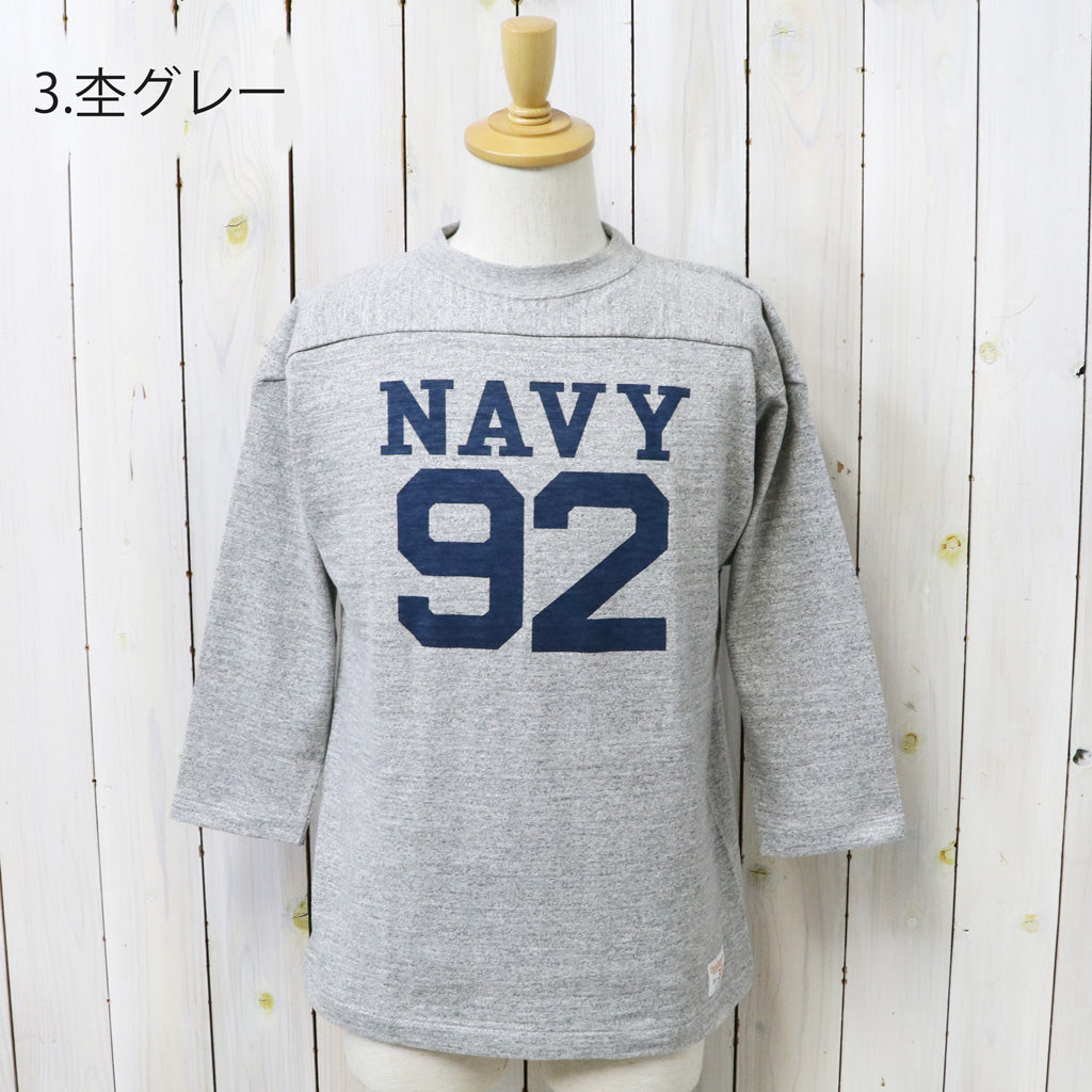 WAREHOUSE (ウエアハウス) : Lot 4063 7分袖フットボールT NAVY
