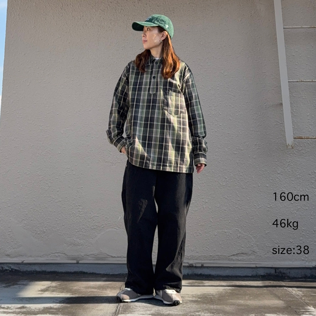 WAREHOUSE : Lot 3063 1930’S WPA ONE POCKET PULLOVER SHIRTS (GREEN)