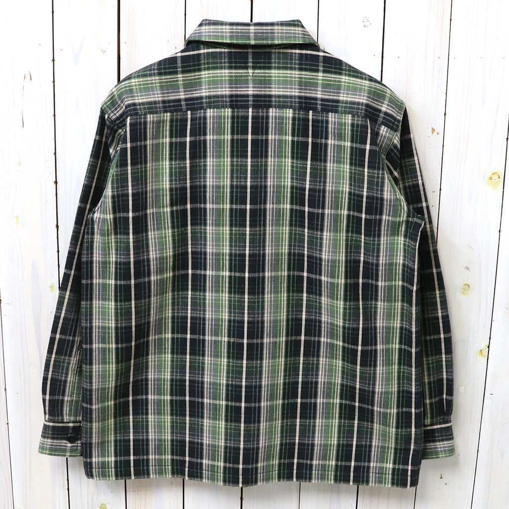 WAREHOUSE : Lot 3063 1930’S WPA ONE POCKET PULLOVER SHIRTS (GREEN)