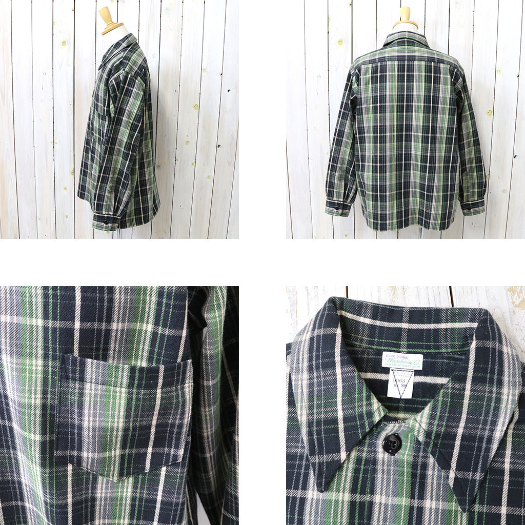 WAREHOUSE : Lot 3063 1930’S WPA ONE POCKET PULLOVER SHIRTS (GREEN)
