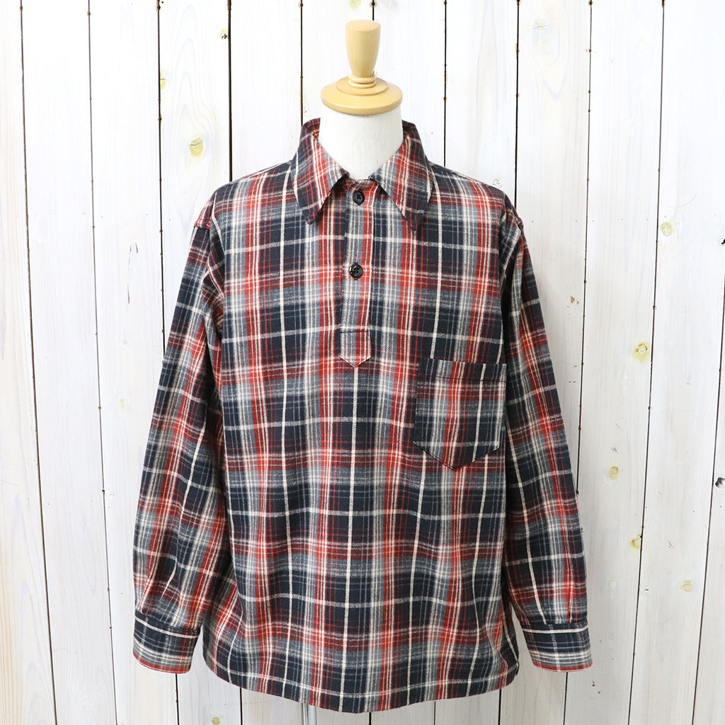 WAREHOUSE : Lot 3063 1930’S WPA ONE POCKET PULLOVER SHIRTS (RED)