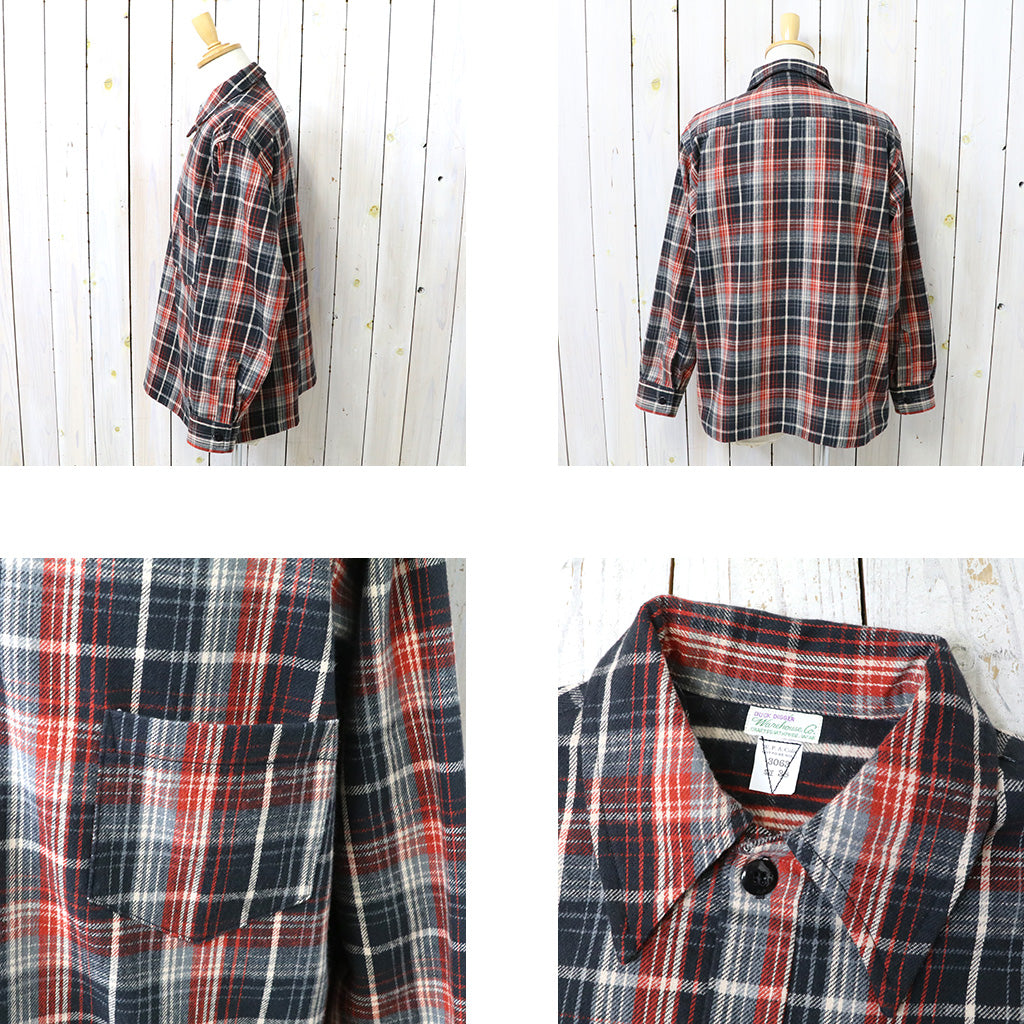 WAREHOUSE : Lot 3063 1930’S WPA ONE POCKET PULLOVER SHIRTS (RED)