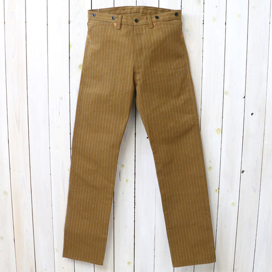 WAREHOUSE : GREENEBAUM Overalls Lot 1229 1900 4POCKET HEAVY LEATHER BOUND OVERALL (DUCK STRIPE)