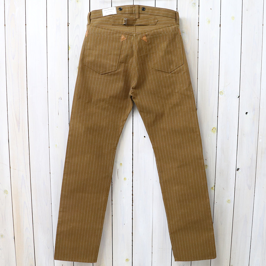 【SALE40%OFF】WAREHOUSE : GREENEBAUM Overalls Lot 1229 1900 4POCKET HEAVY LEATHER BOUND OVERALL (DUCK STRIPE)