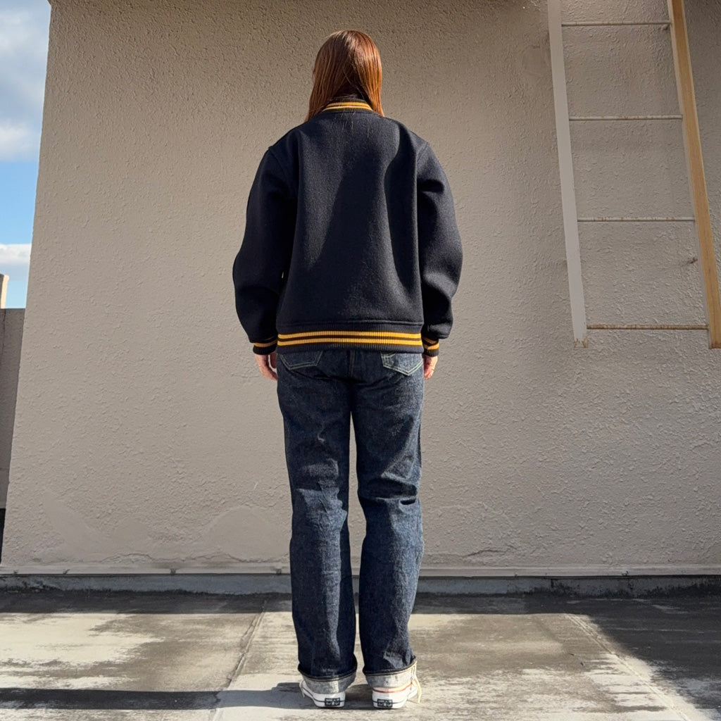 WAREHOUSE : Lot 2240 1950’S NAVY VARSITY JACKET (無地)