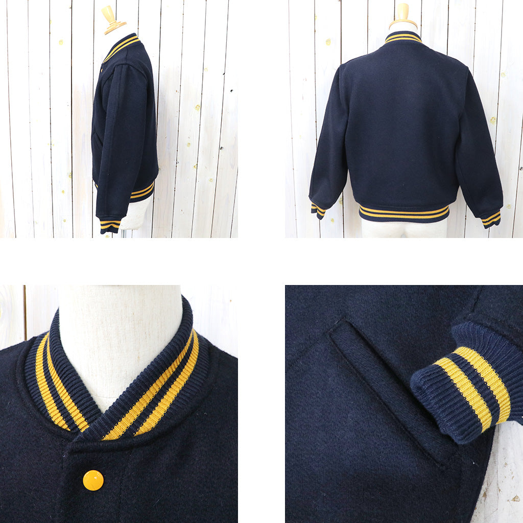WAREHOUSE : Lot 2240 1950’S NAVY VARSITY JACKET (無地)