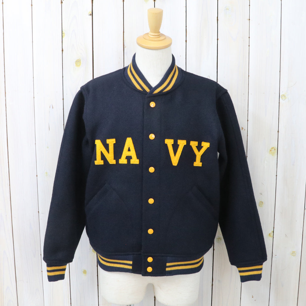 WAREHOUSE : Lot 2240 1950’S NAVY VARSITY JACKET (アップリケ)