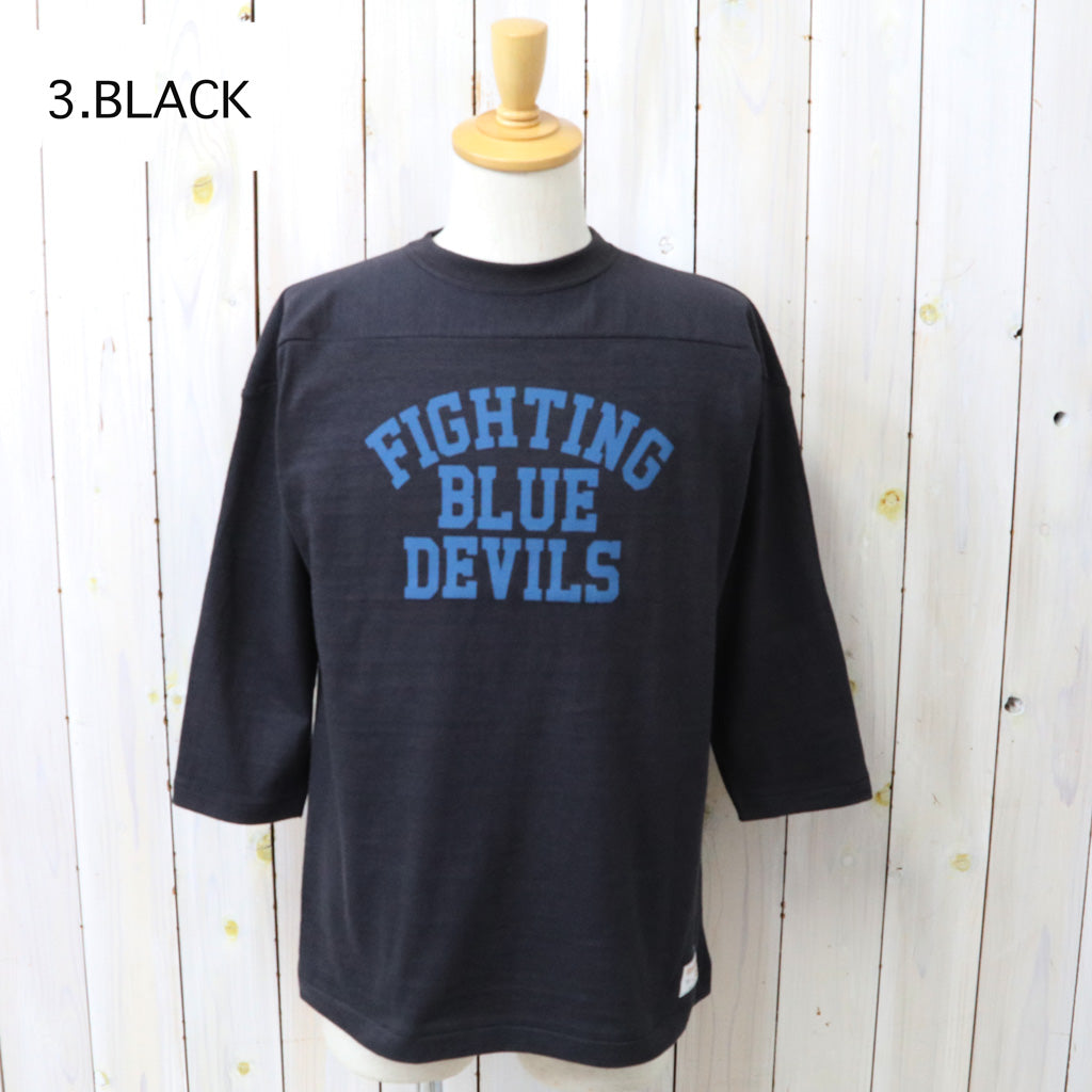 WAREHOUSE : Lot 4063 7分袖フットボールT-BLUE DEVILS