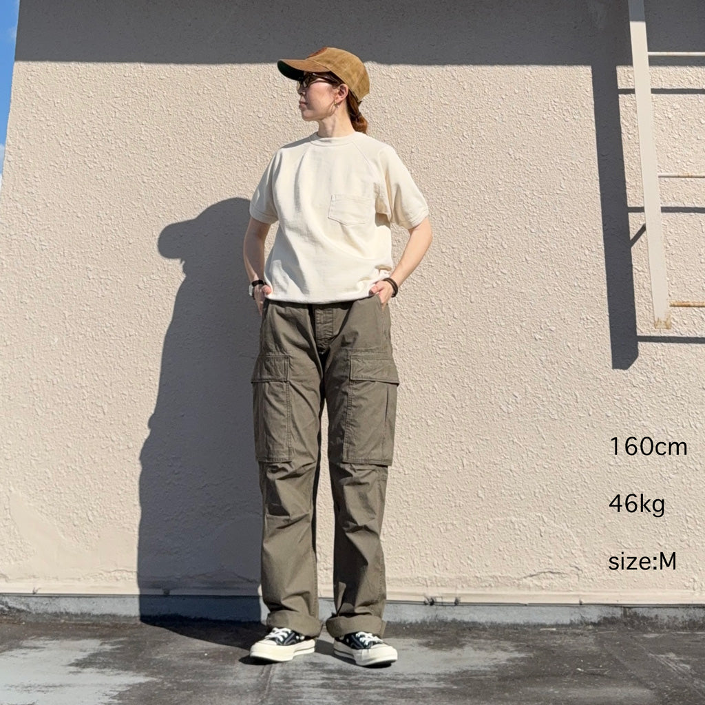 WAREHOUSE : Lot 4105 半袖SW(ポケット付き)