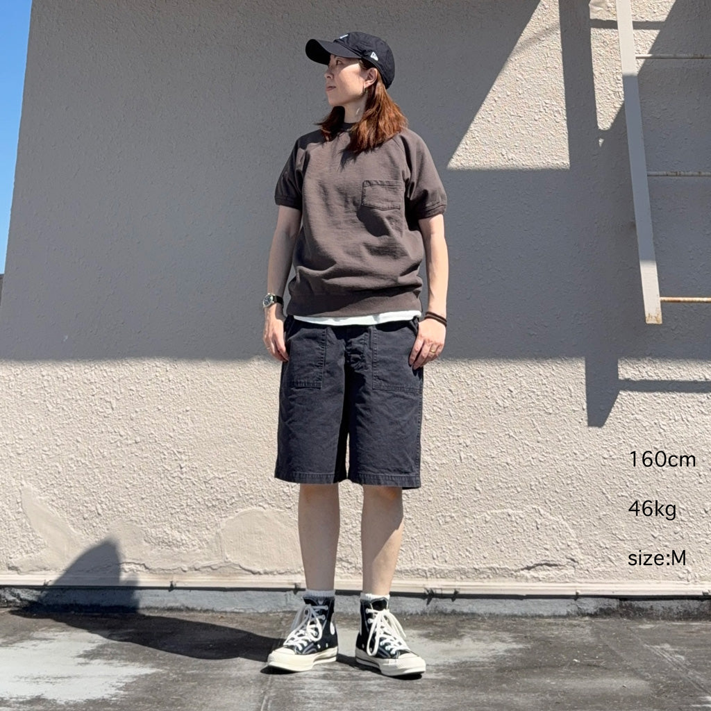 WAREHOUSE : Lot 4105 半袖SW(ポケット付き)