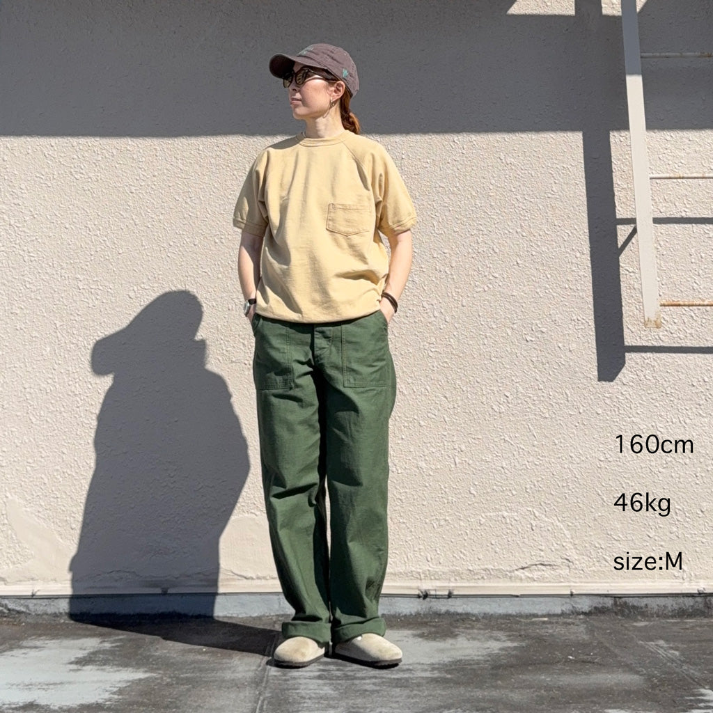 WAREHOUSE : Lot 4105 半袖SW(ポケット付き)