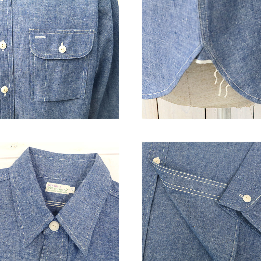 WAREHOUSE : Lot 3048 BIG YANK TYPE CHAMBRAY SHIRTS