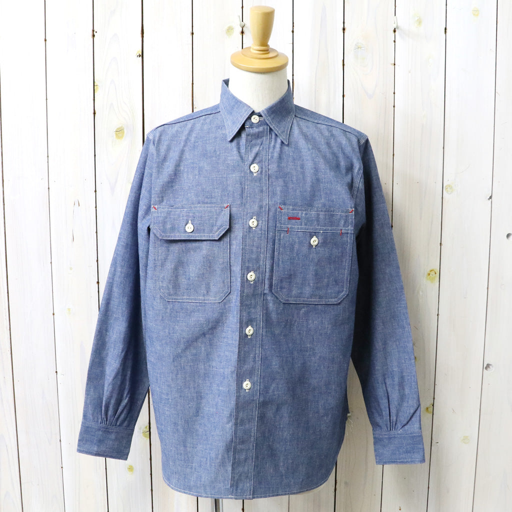 WAREHOUSE : Lot 3061 CHAMBRAY WORK SHIRTS(FULL OPEN) (シャンブレー)