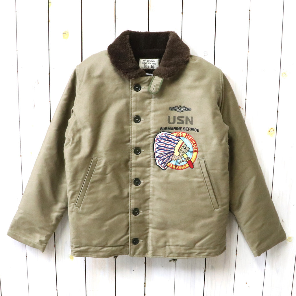 WAREHOUSE : Lot 2227 FINAL FORM OF WWII 1945 N-1 WINTER JACKET KHAKI(NXSX 79062)(PATTERN-B)