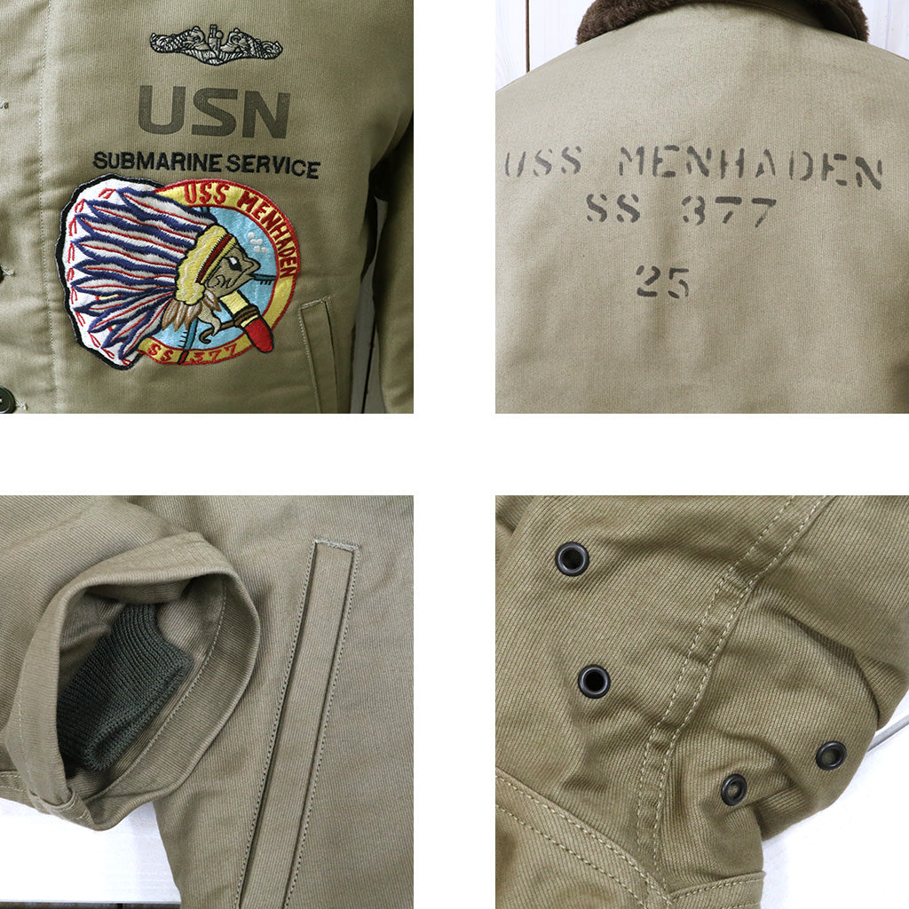 WAREHOUSE : Lot 2227 FINAL FORM OF WWII 1945 N-1 WINTER JACKET KHAKI(NXSX 79062)(PATTERN-B)